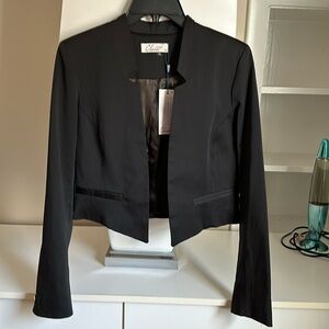 Cropped Black Blazer Jacket Closet London NWT